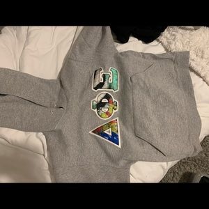 SMALL DPHIE STITCHED LETTER HOODIE